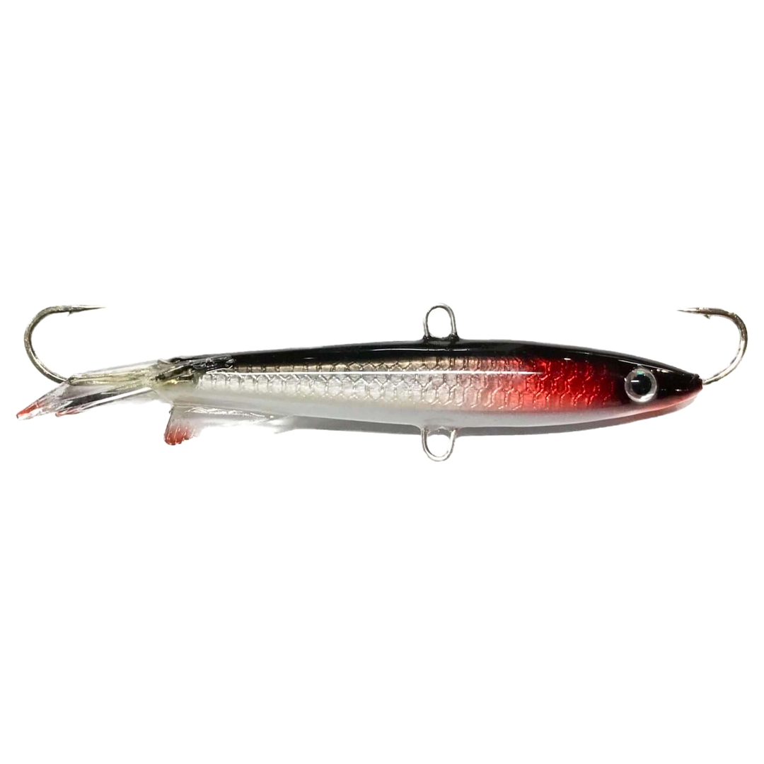 EEPE Kevennetty Tasapainopilkki 25g 70mm Punatulkku sivulta, pää oikealla