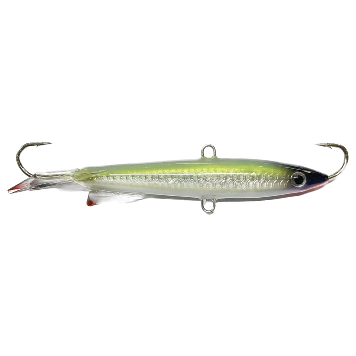 EEPE Kevennetty Tasapainopilkki 25g 70mm Vaalea Kuore sivulta, pää oikealla