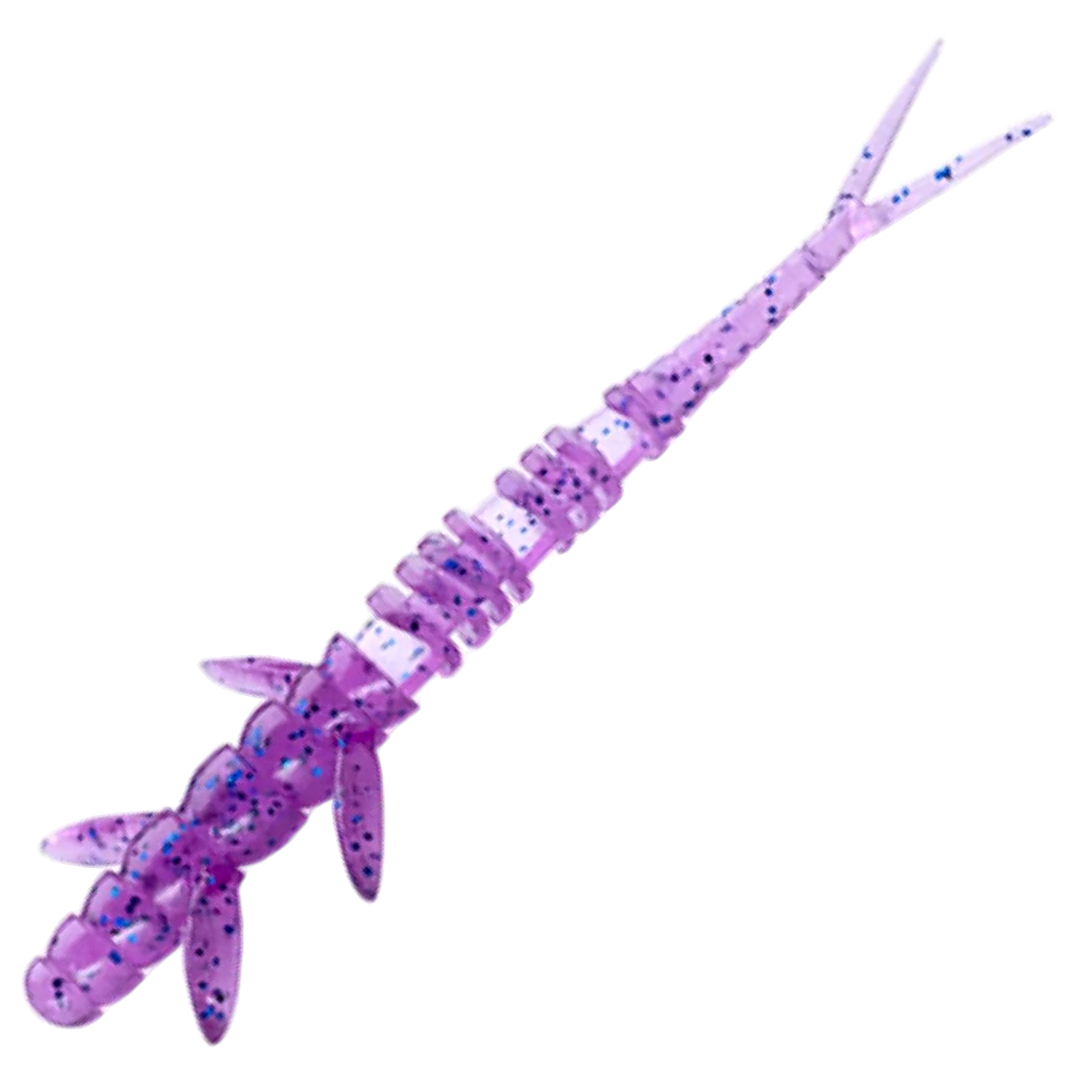 FishUp Flit Jigi 3", väri Violet/Blue: läpikuultava violetti runko