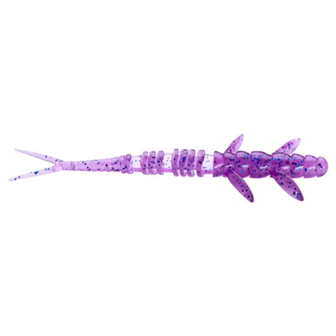FishUp Flit Jigi 3" Violet/Blue sivulta, pää oikealla