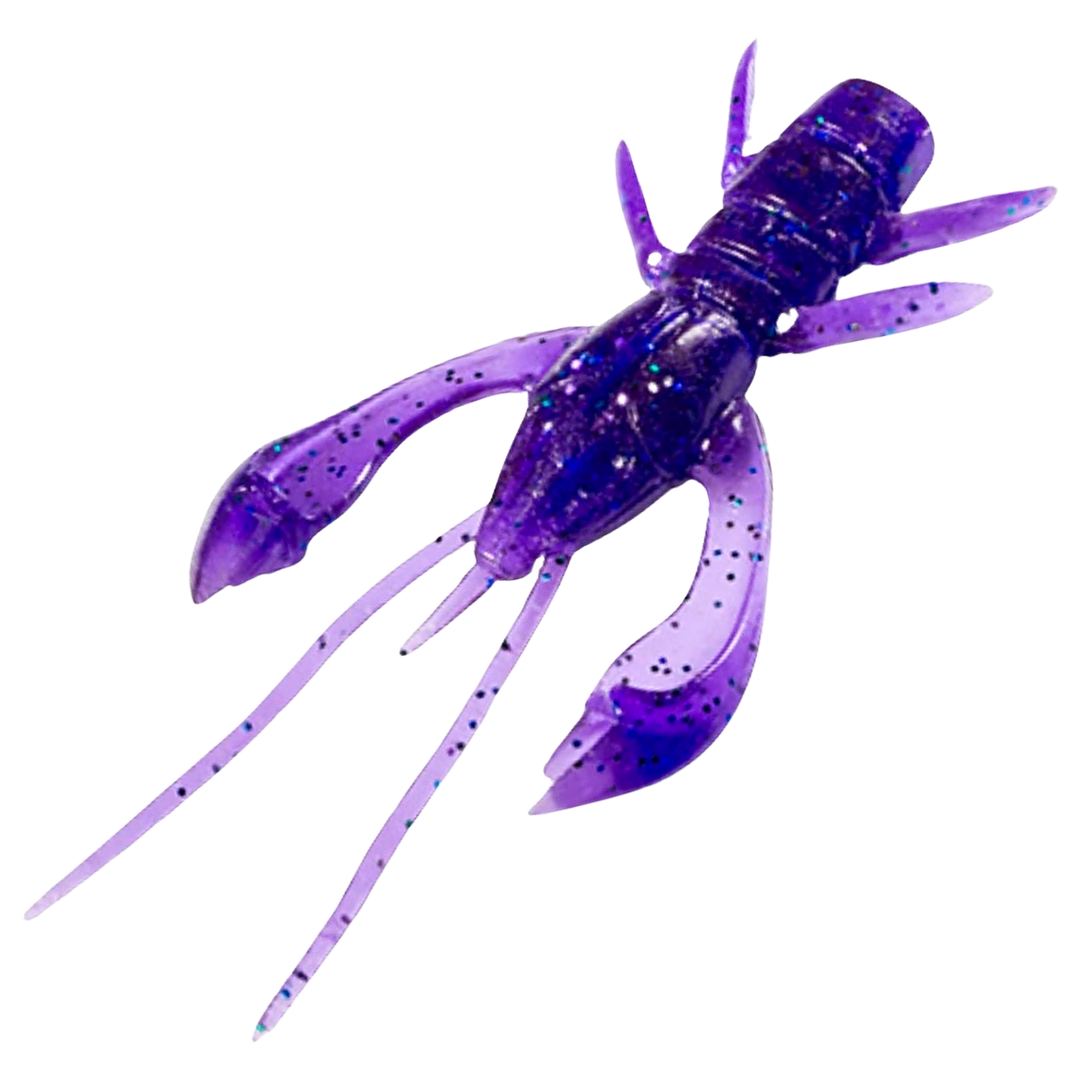 FishUp Real Craw Jigi 2", väri Dark Violet/Peacock & Silver: tumma violetti runko