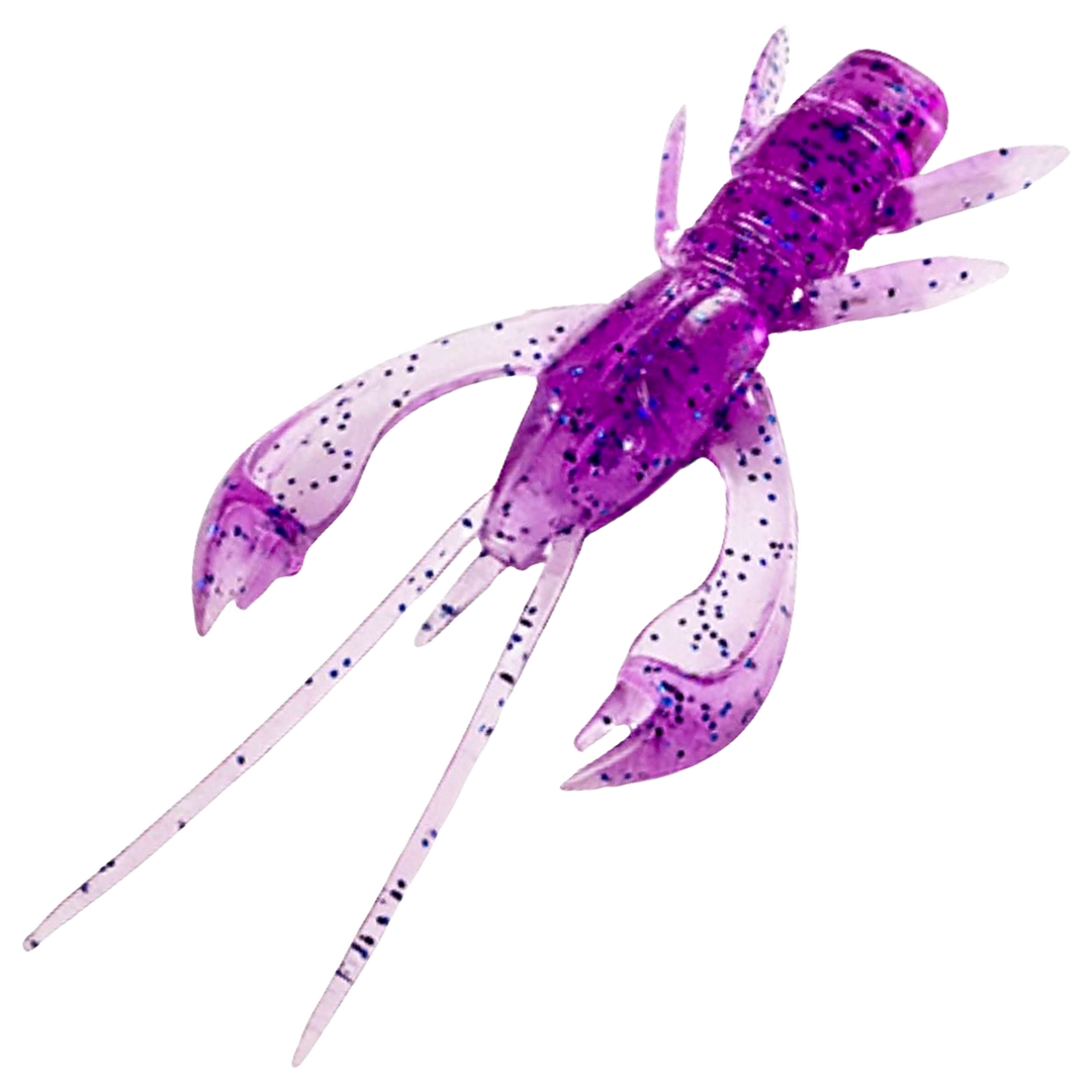 FishUp Real Craw Jigi 2", väri Violet/Blue: läpikuultava violetti runko