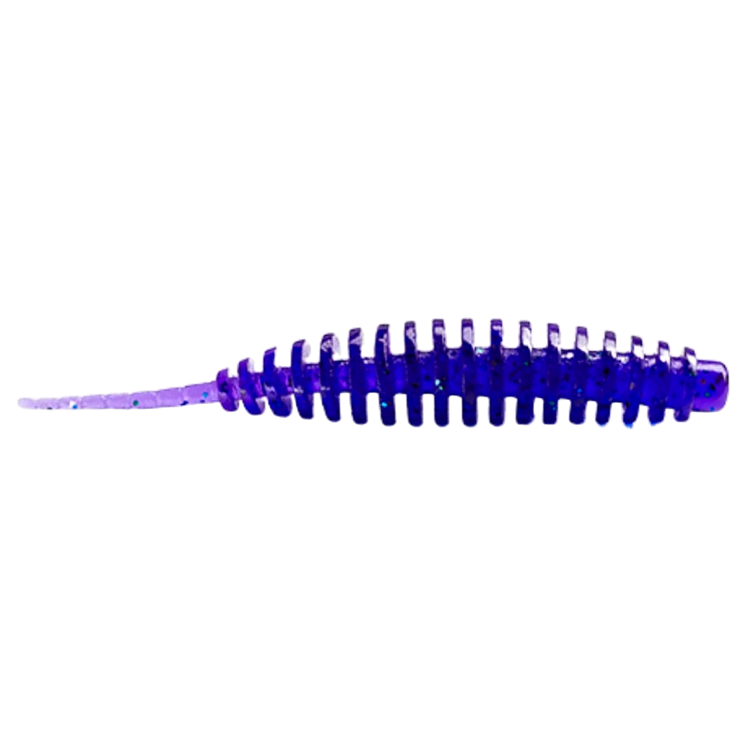 FishUp Tanta Jigi 2.5" Dark Violet/Peacock & Silver sivulta, pää oikealla