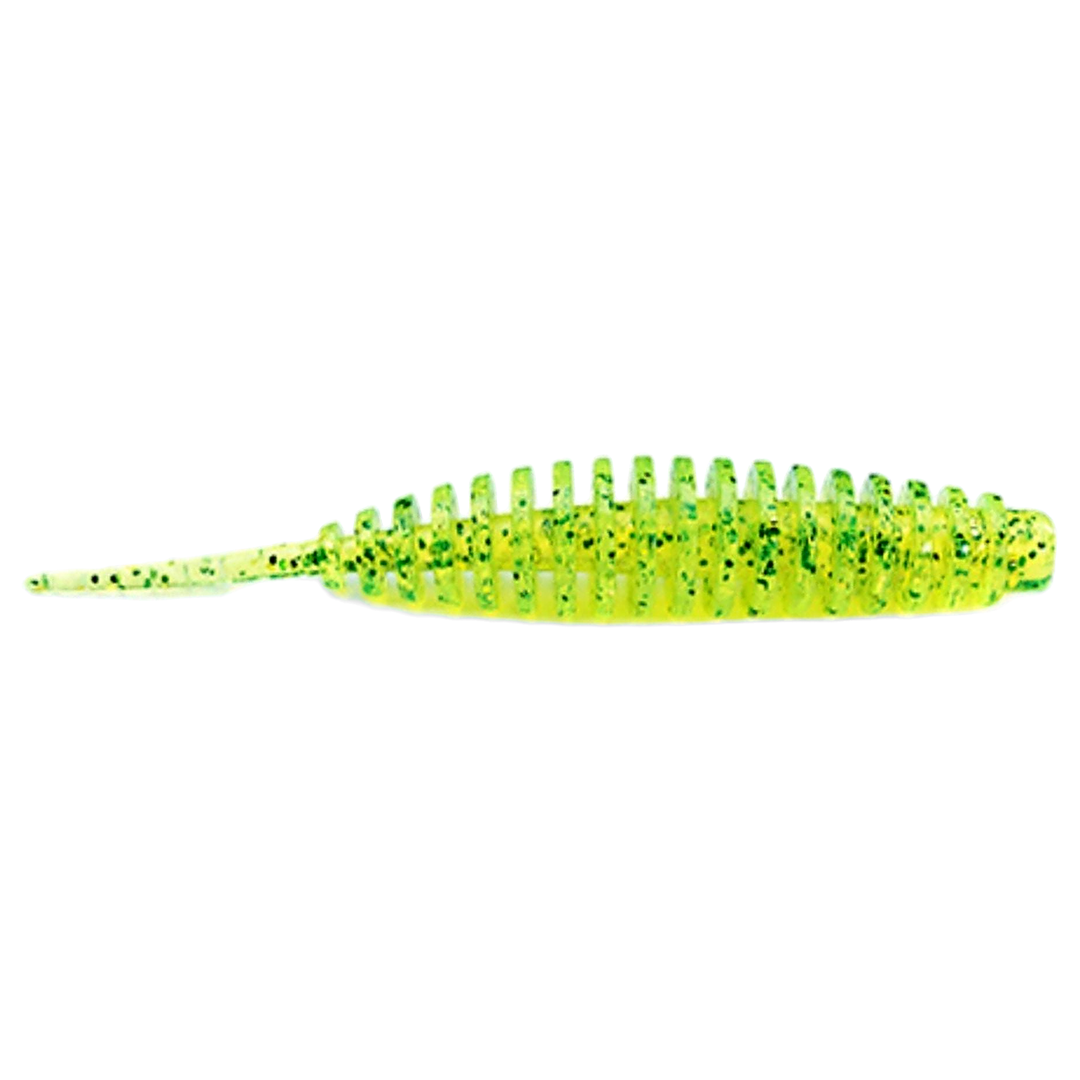 FishUp Tanta Jigi 2.5" Flo Chartreuse/Green sivulta, pää oikealla