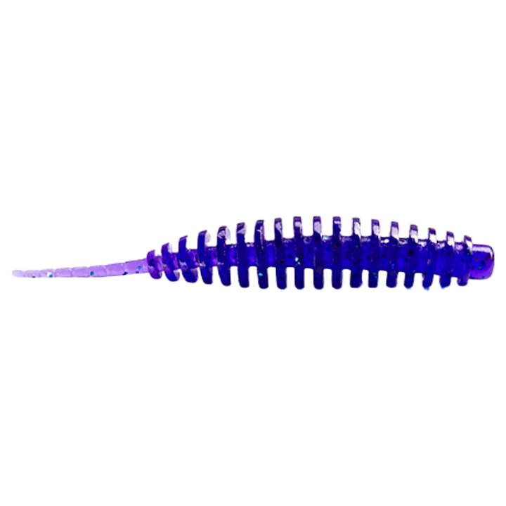 FishUp Tanta Jigi 3.5" Dark Violet/Peacock &amp; Silver sivulta, pää oikealla