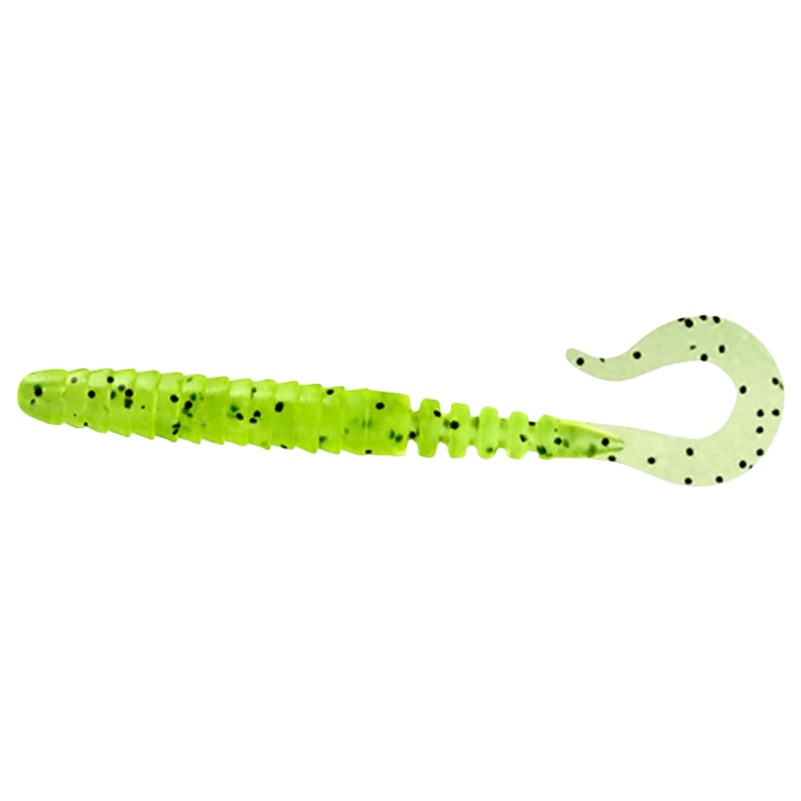 FishUp Vipo Jigi 2" Chartreuse/Black sivulta, pää vasemmalla
