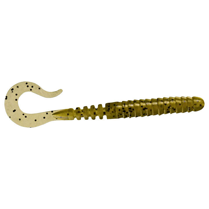 FishUp Vipo Jigi 2.8" Green Pumpkin Seed sivulta, pää oikealla