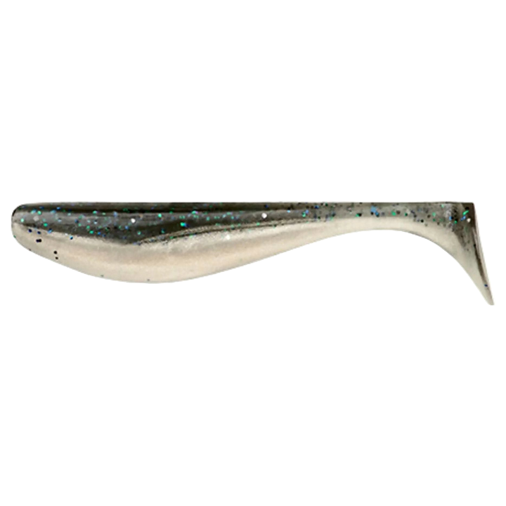 FishUp Wizzle Shad Jigi 3" Bluegill/Pearl sivulta, pää vasemmalla