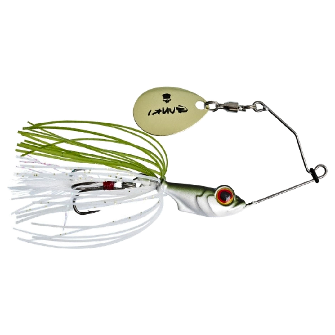 Gunki Alvin Spinnerbait 5,6g AYU sivulta, pää oikealla