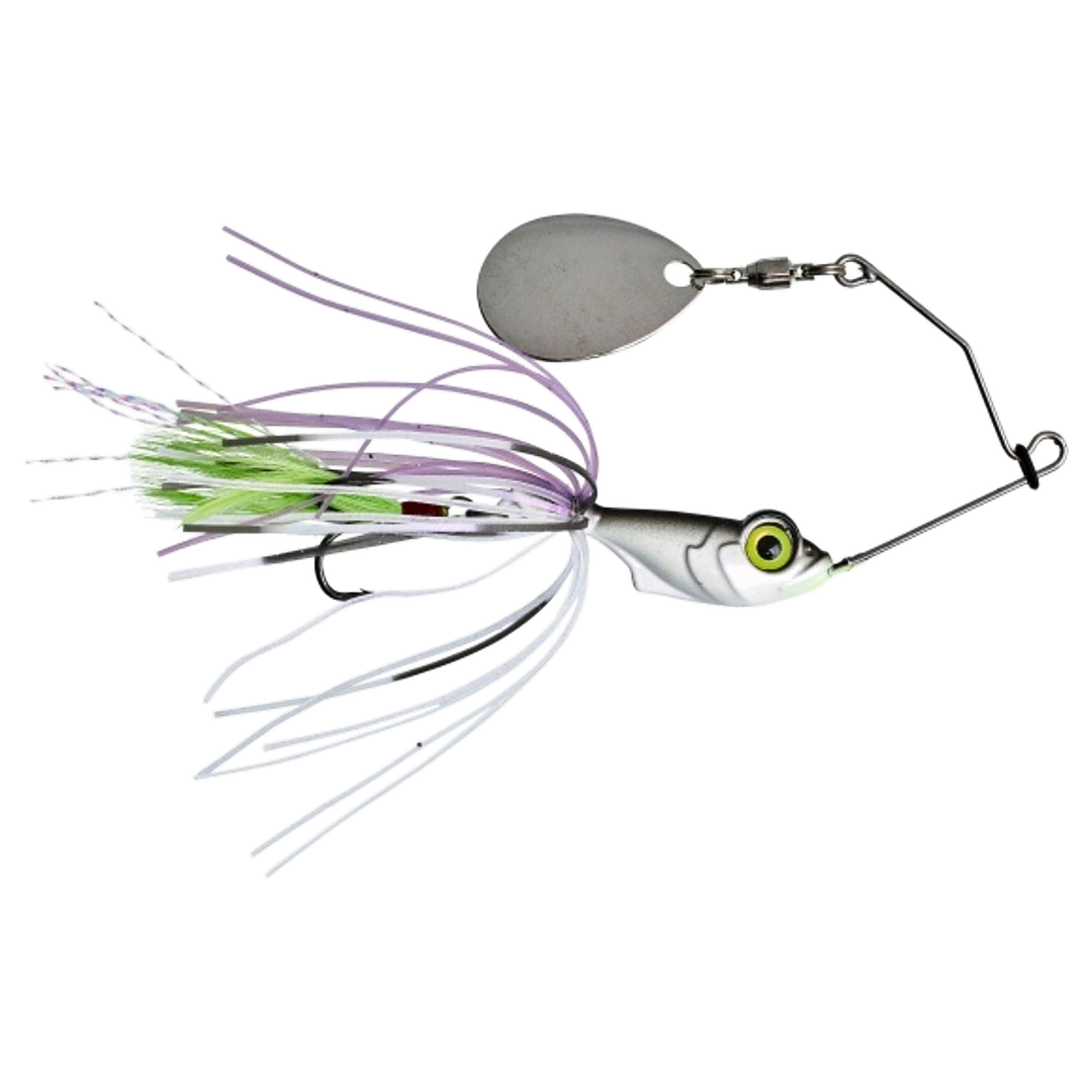 Gunki Alvin Spinnerbait 5,6g Chart Shad sivulta, pää oikealla