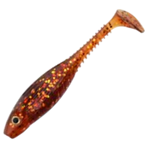 Gunki Grubby Shad Jigi 6cm 10kpl | Motoroil Gold & Red Flk