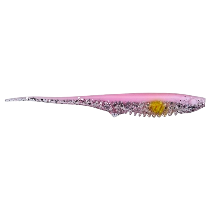 Gunki Mosquito Jigi 11cm Crystal Gum sivulta, pää oikealla