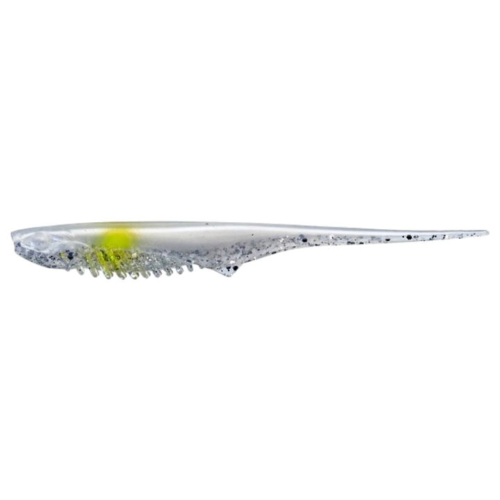 Gunki Mosquito Jigi 11cm Crystal White sivulta, pää vasemmalla