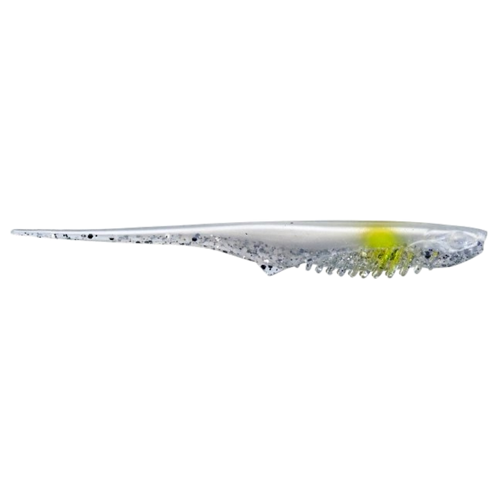 Gunki Mosquito Jigi 11cm Crystal White sivulta, pää oikealla
