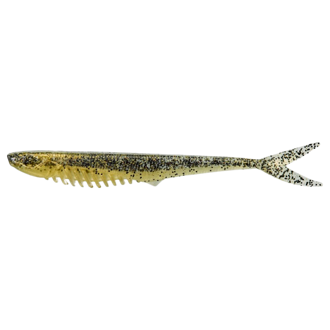 Gunki Pacemaker Jigi 10cm Ghost Zander sivulta, pää vasemmalla
