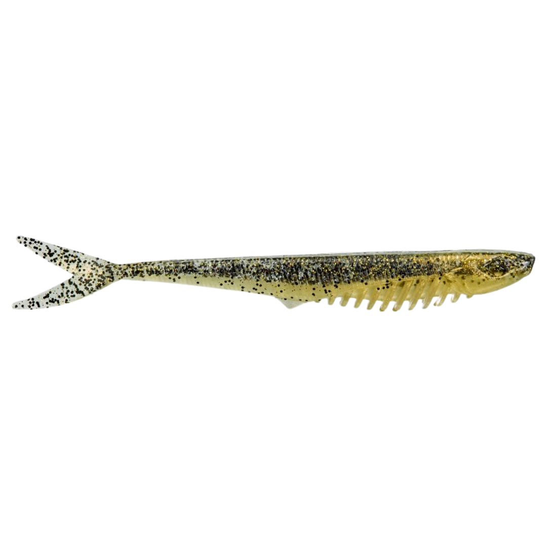 Gunki Pacemaker Jigi 10cm Ghost Zander sivulta, pää oikealla