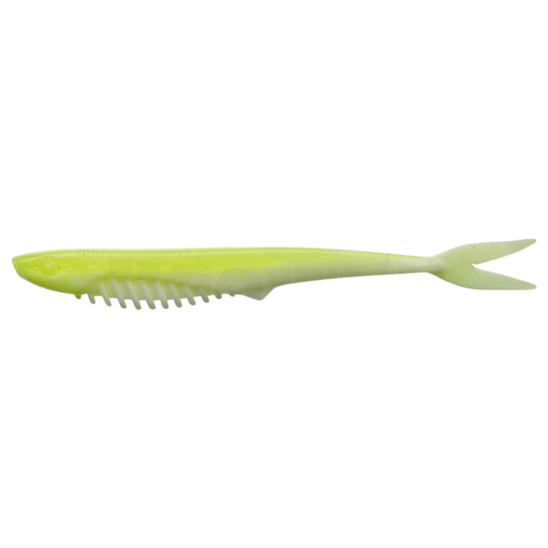 Gunki Pacemaker Jigi 10cm Lemon Pepper Milk sivulta, pää vasemmalla