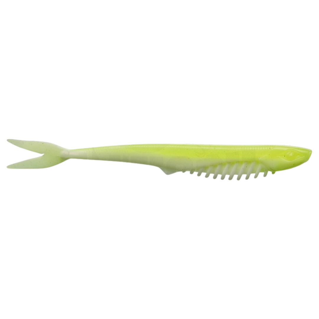 Gunki Pacemaker Jigi 10cm Lemon Pepper Milk sivulta, pää oikealla