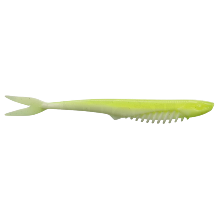 Gunki Pacemaker Jigi 10cm Lemon Pepper Milk sivulta, pää oikealla