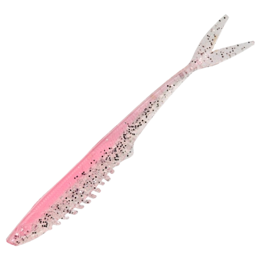 Gunki Pacemaker Jigi 10cm, väri Pink Phantom: läpikuultava vaaleanpunainen runko ja mustat pilkut
