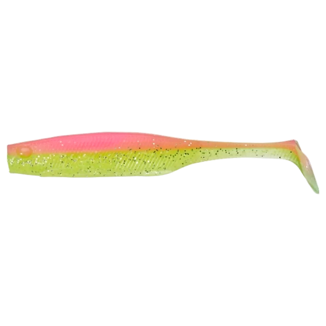 Gunki Peps Jigi 9cm Pink Chart sivulta, pää vasemmalla
