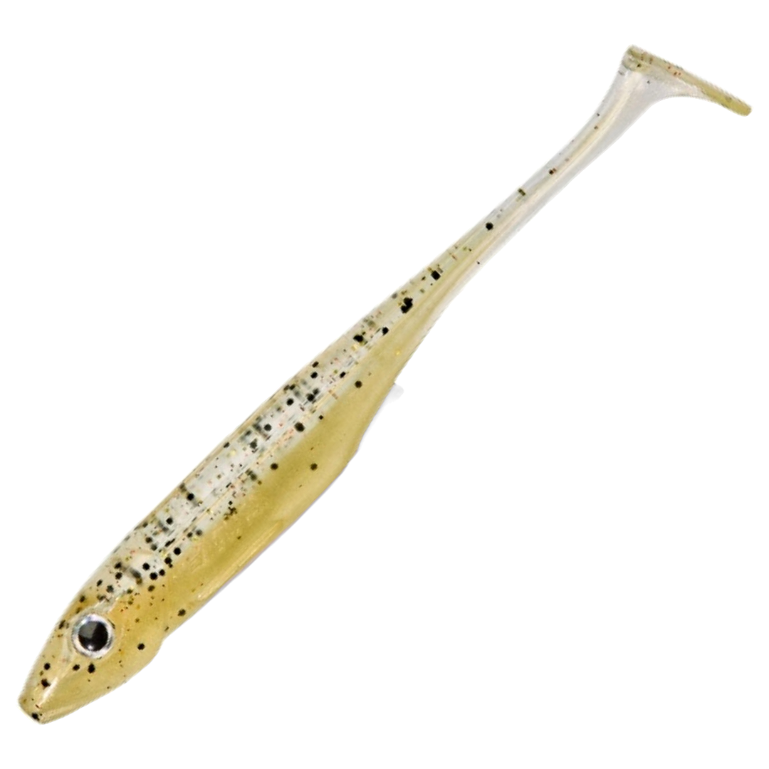 Gunki Whiz Jigi 10cm, väri Ghost Zander: läpikuultava kellanruskea runko ja mustat pilkut