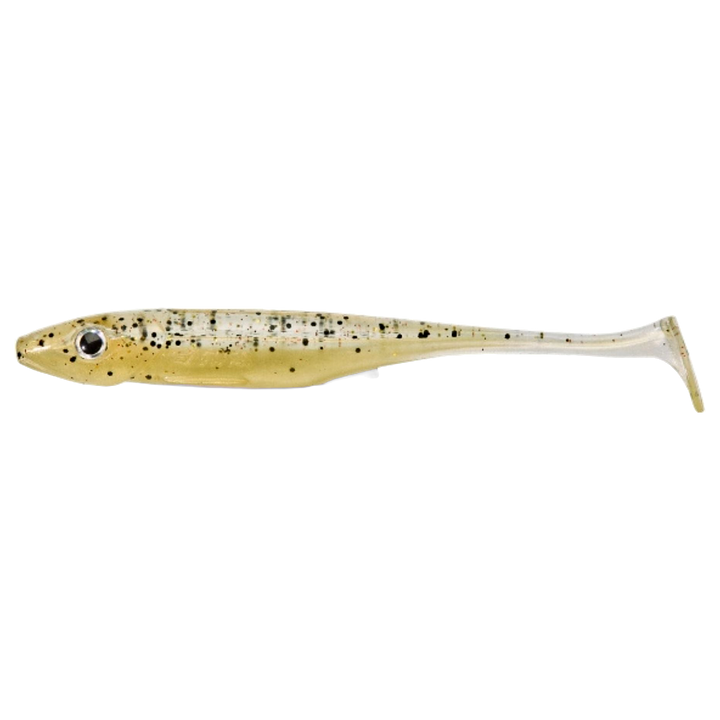 Gunki Whiz Jigi 10cm Ghost Zander sivulta, pää vasemmalla