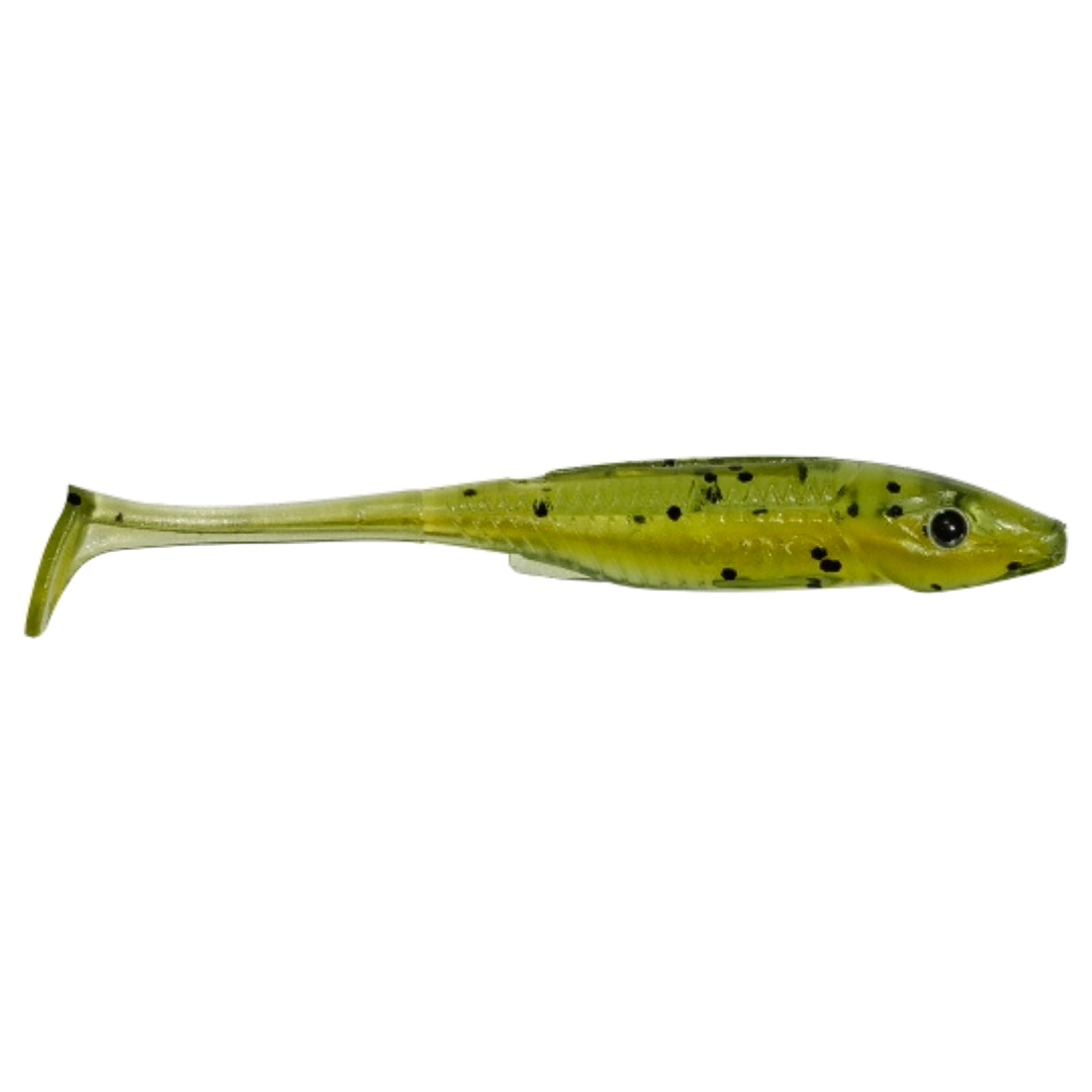 Gunki Whiz Jigi 7,6cm Gremille sivulta, pää oikealla