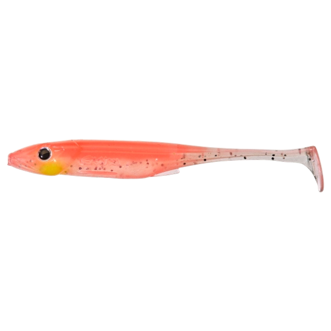 Gunki Whiz Jigi 7,6cm UV Laser Pink sivulta, pää vasemmalla