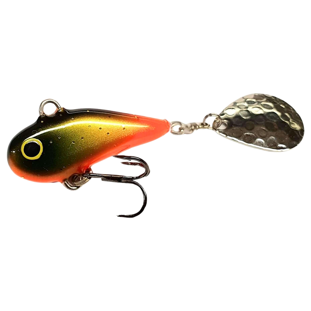 Halme Spintail 35mm 13g 048 Ronksu sivulta, pää vasemmalla