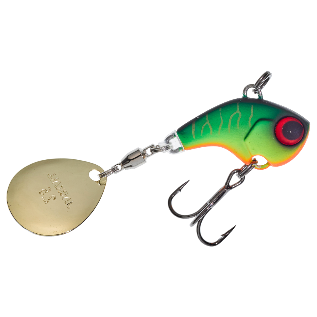 Illex Deracoup Spintail 21g 3.2cm Mat Tiger sivulta, pää oikealla