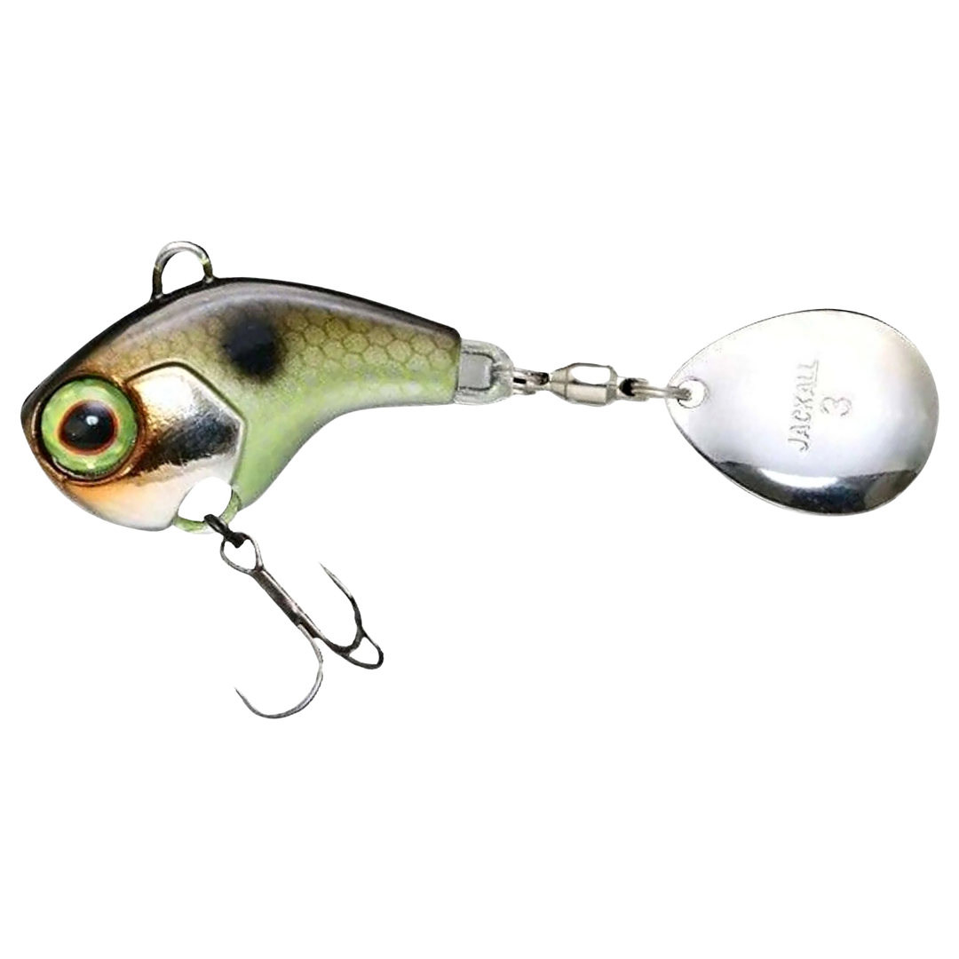 Jackall Deracoup Spintail 14g Lit HM Derashad sivulta, pää vasemmalla