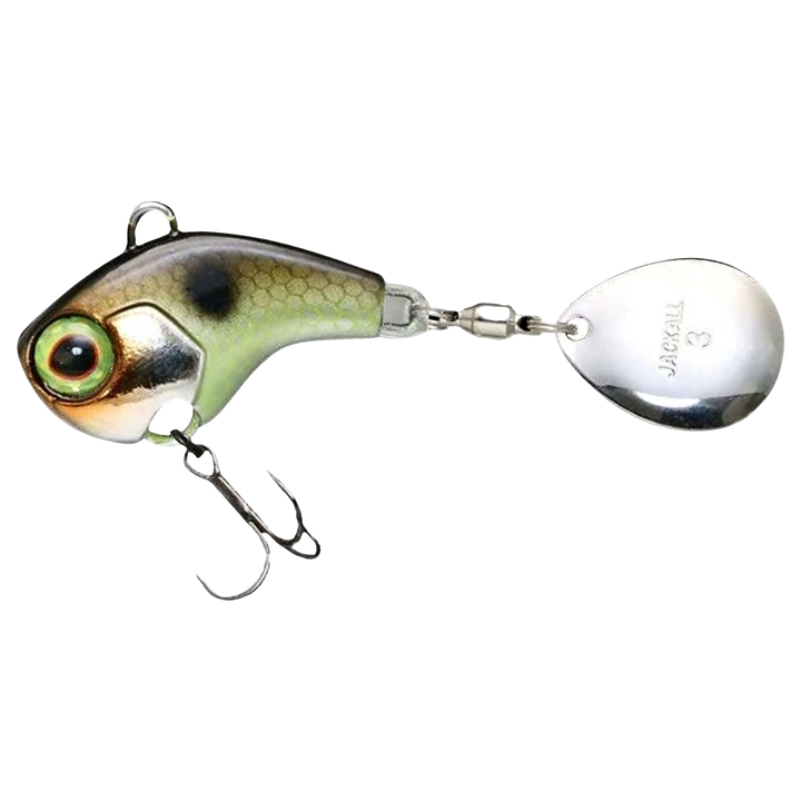 Jackall Deracoup Spintail 14g Lit HM Derashad sivulta, pää vasemmalla