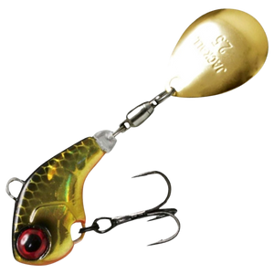 Jackall Deracoup Spintail 7g | Lit Hl Gold & Black