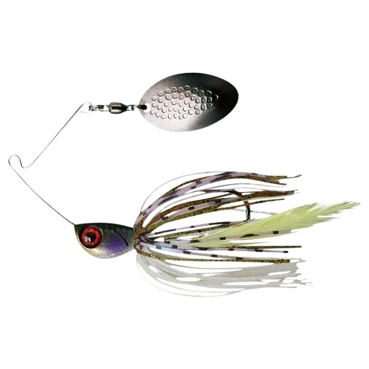 Jackall Deraspin Spinnerbait 7g Bluegill sivulta, pää vasemmalla