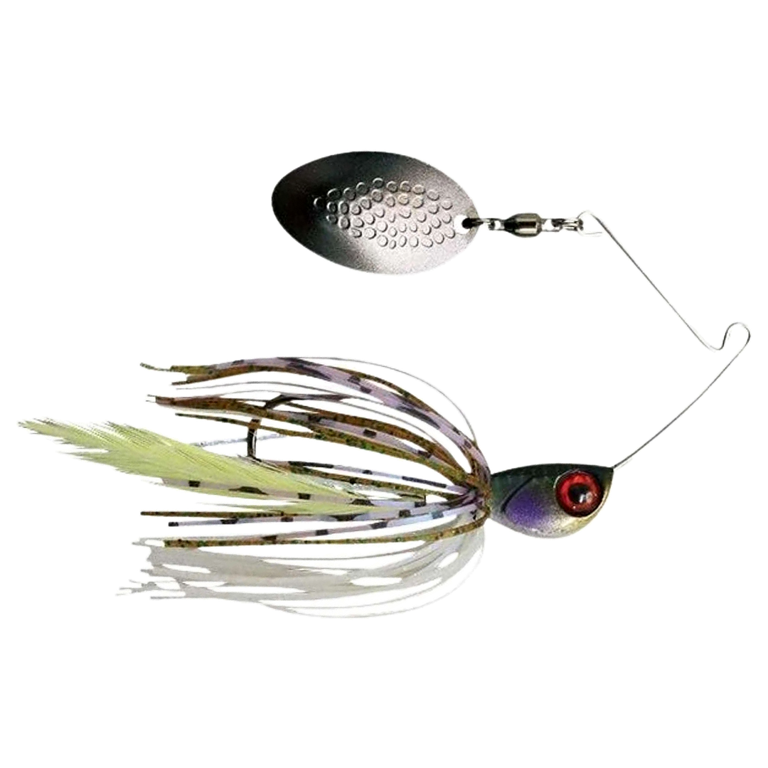 Jackall Deraspin Spinnerbait 7g Bluegill sivulta, pää oikealla