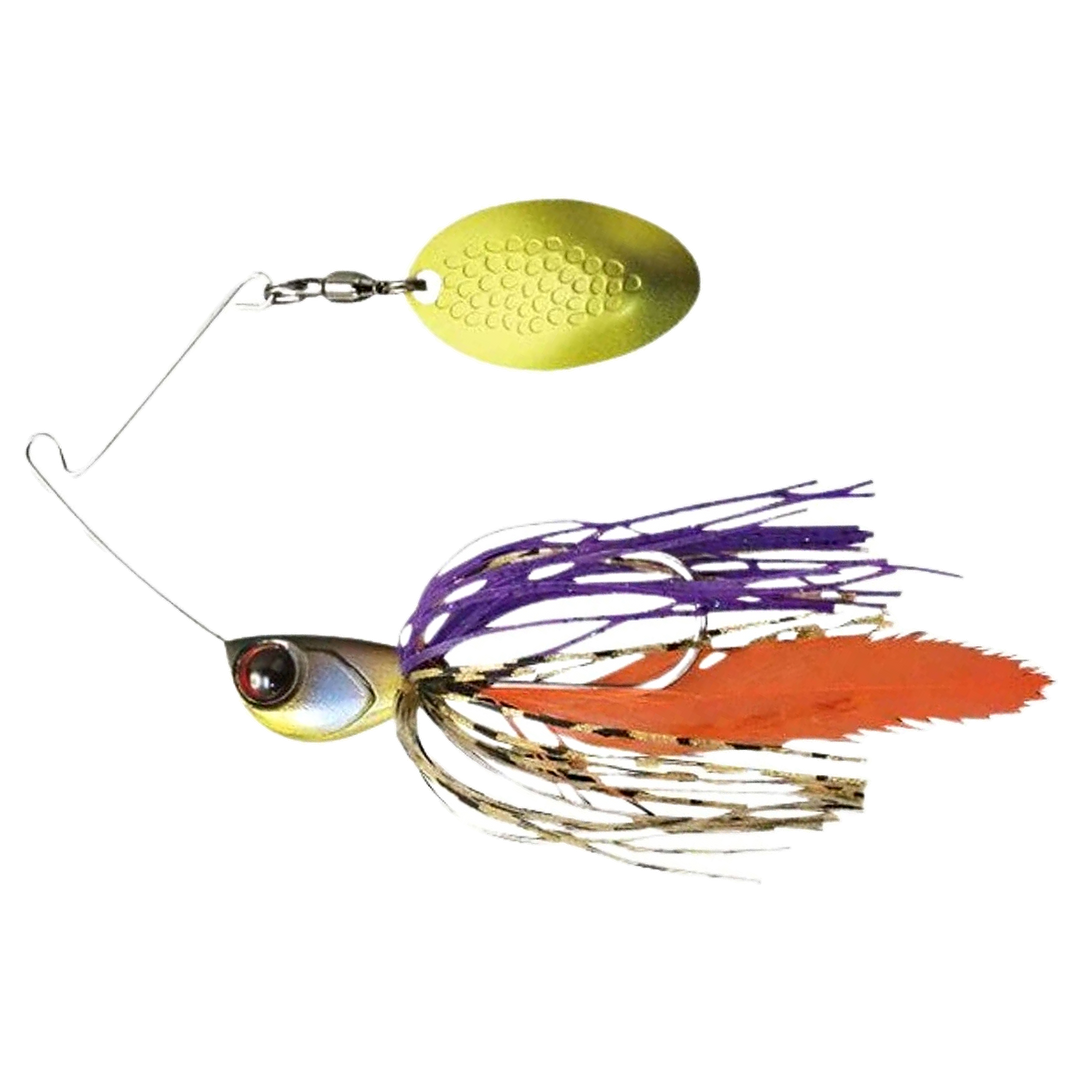Jackall Deraspin Spinnerbait 7g Strong Girl sivulta, pää vasemmalla