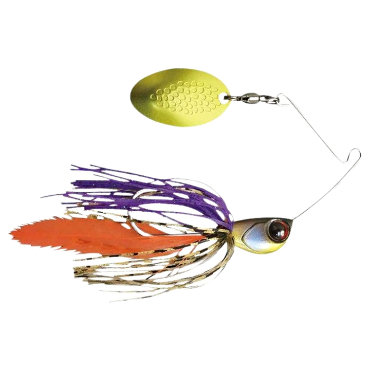 Jackall Deraspin Spinnerbait 7g Strong Girl sivulta, pää oikealla