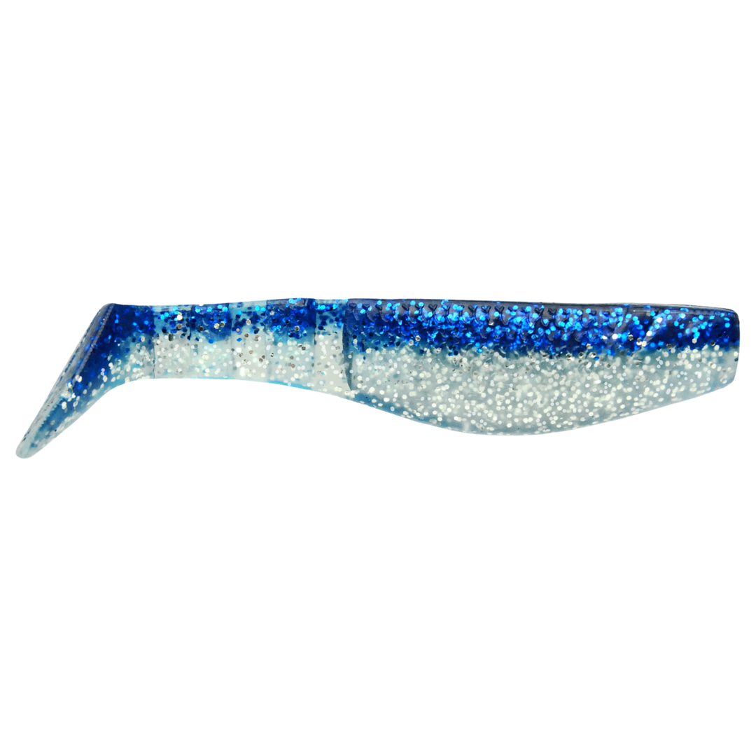 K.P Baits Original Shad Jigi 2.5" 012 sivulta, pää oikealla