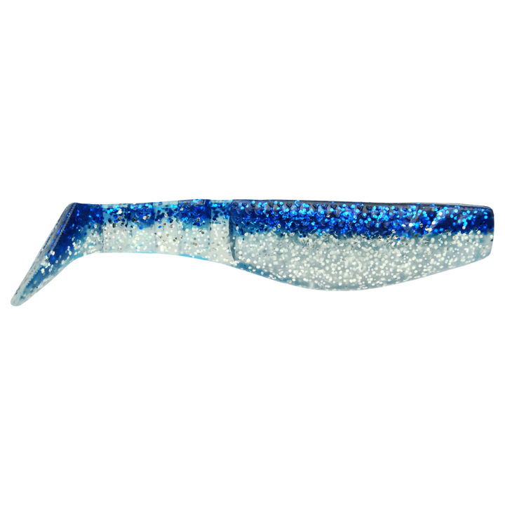 K.P Baits Original Shad Jigi 2.5" 012 sivulta, pää oikealla