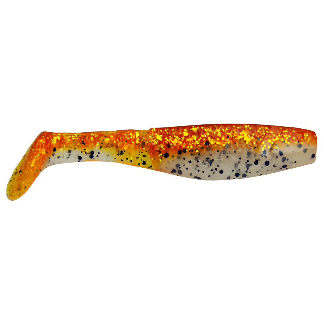 K.P Baits Original Shad Jigi 2.5" 041 sivulta, pää oikealla
