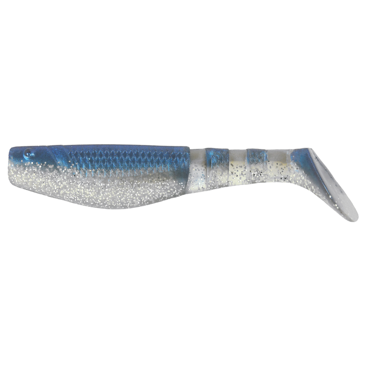 K.P Baits Original Shad Jigi 2.5" 042 sivulta, pää vasemmalla