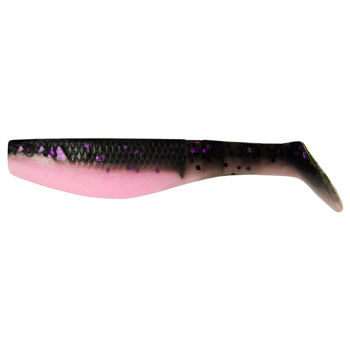 K.P Baits Original Shad Jigi 2.5" 044 sivulta, pää vasemmalla