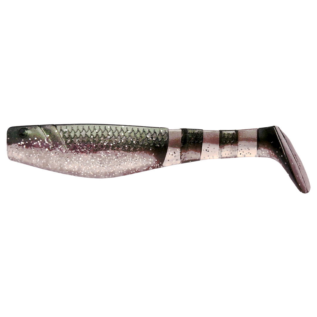 K.P Baits Original Shad Jigi 2.5" 046 sivulta, pää vasemmalla