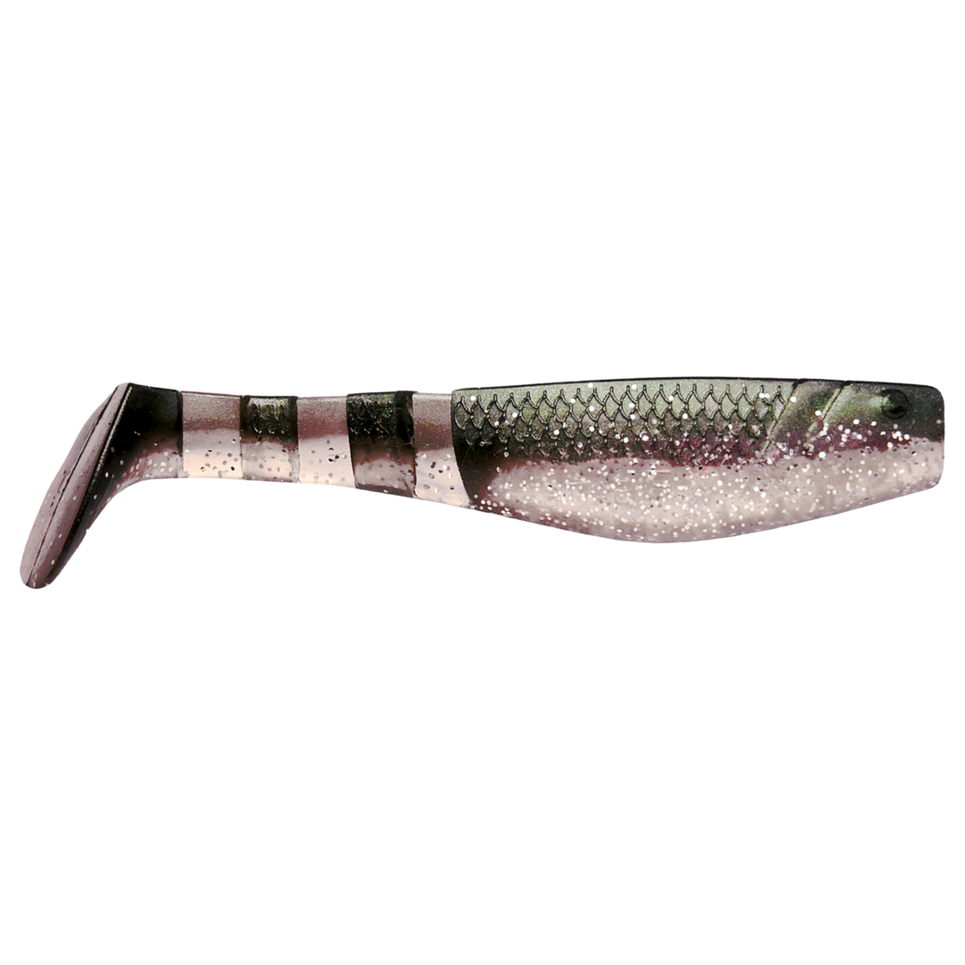 K.P Baits Original Shad Jigi 2.5" 046 sivulta, pää oikealla