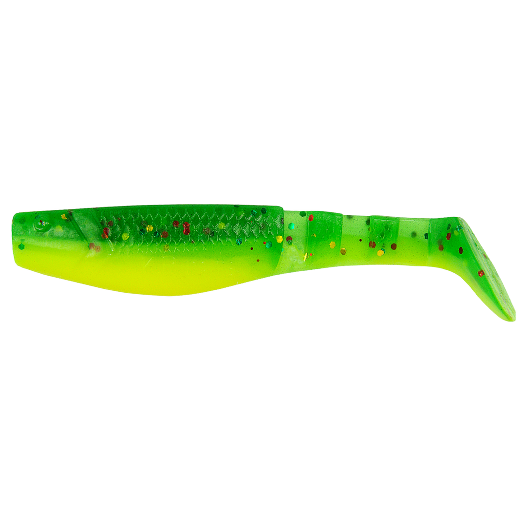 K.P Baits Original Shad Jigi 2.5" 051 sivulta, pää vasemmalla