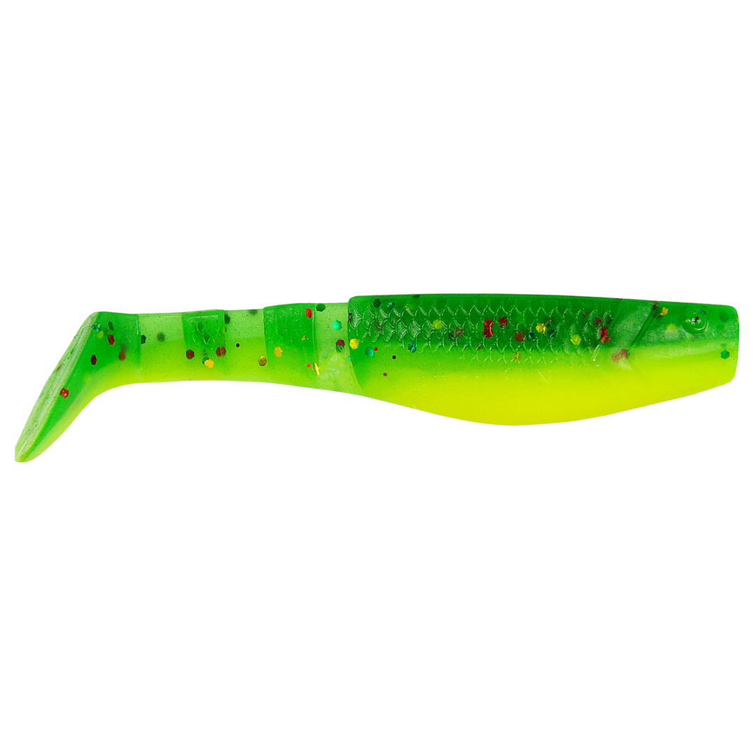K.P Baits Original Shad Jigi 2.5" 051 sivulta, pää oikealla