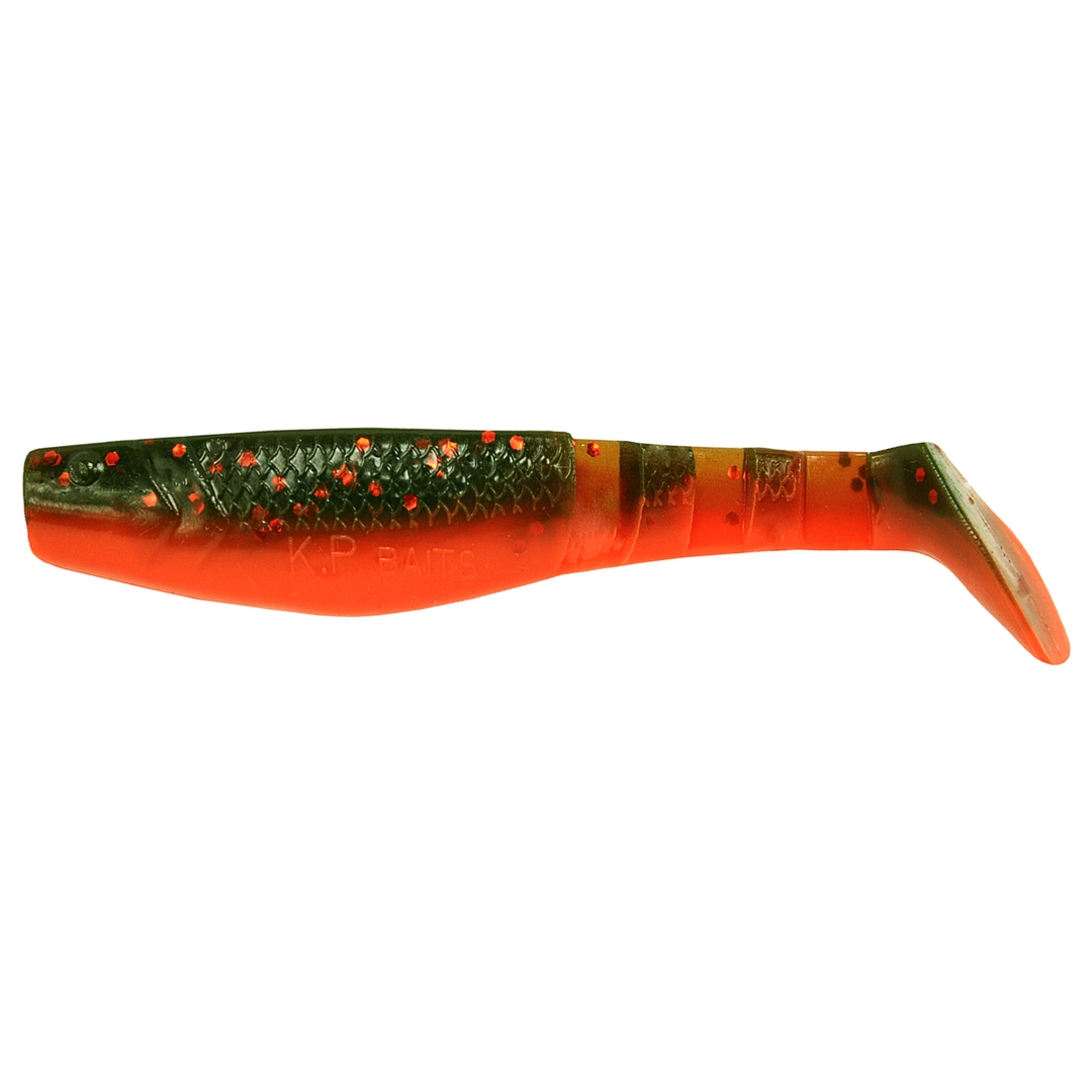 K.P Baits Original Shad Jigi 2.5" 052 sivulta, pää vasemmalla