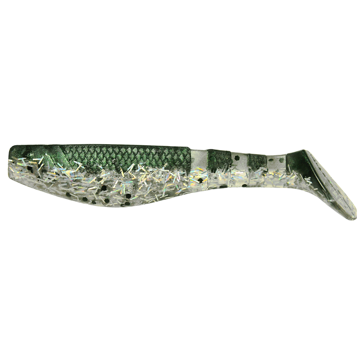 K.P Baits Original Shad Jigi 2.5" 061 sivulta, pää vasemmalla