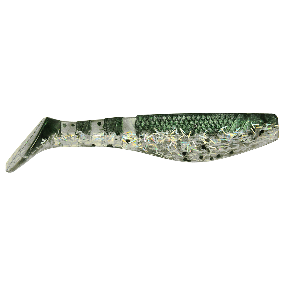 K.P Baits Original Shad Jigi 2.5" 061 sivulta, pää oikealla